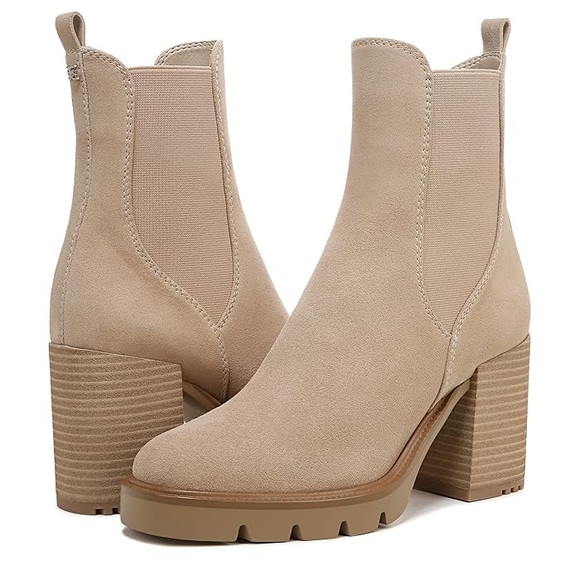 New Sam Edelman Rollins Chelsea Suede Boots - Picture 2 of 7